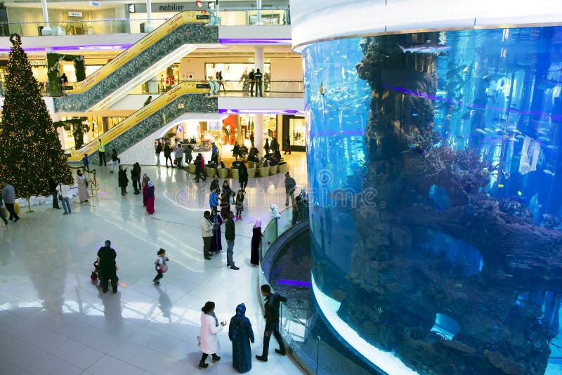 Luxury interior modern shopping center Morocco Mall