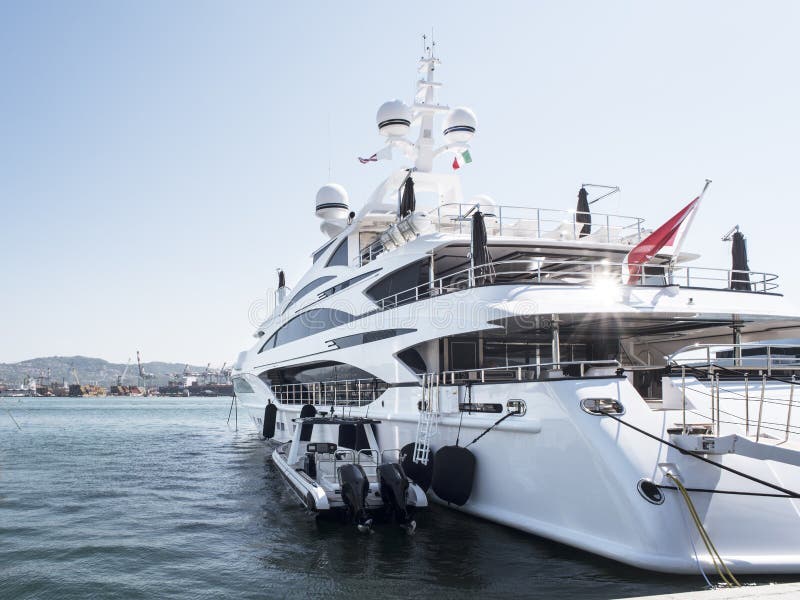 Luxury and large yacht royalty free stock photos Luxury and large yacht royalty free stock photos