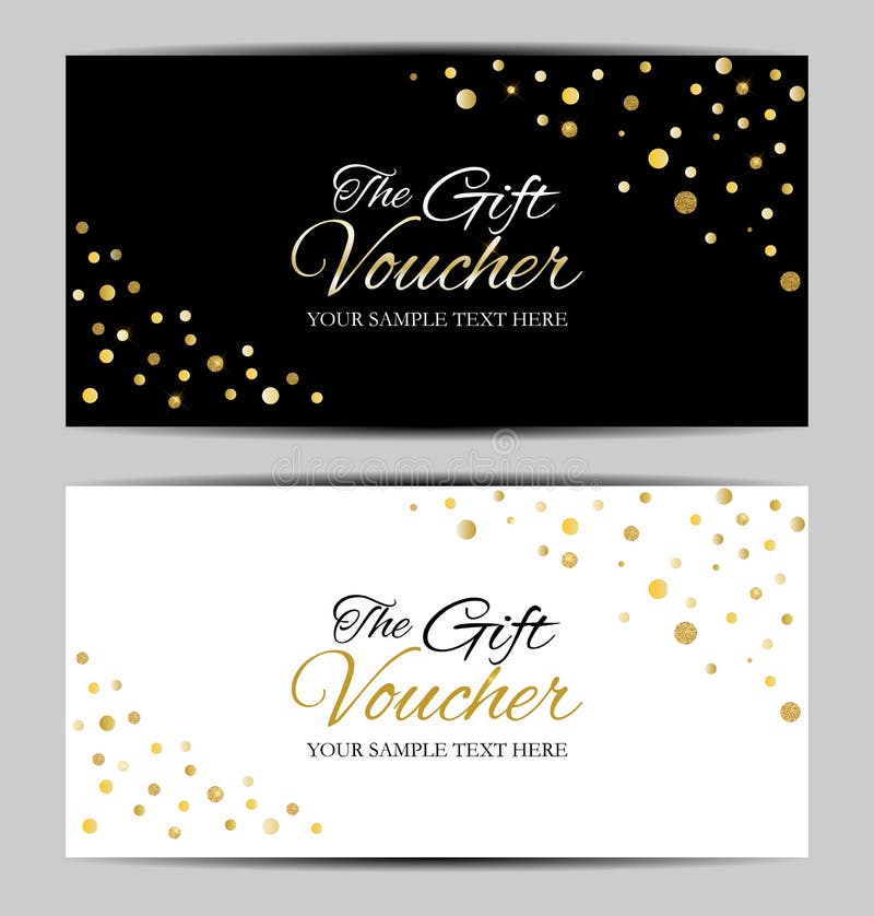 Luxury Members, Gift Card Template for your Business Vector Illustration