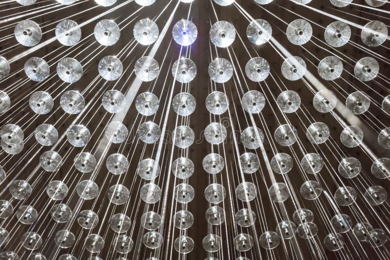 Luxury Modern Crystal Decoration. Stock Photo Image of hotel, diamond