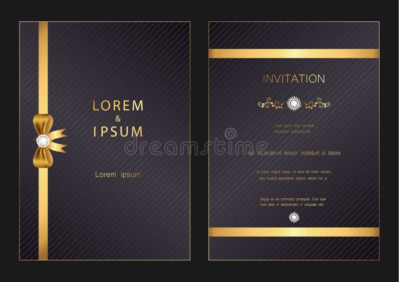 Luxury modern golden wedding, invitation, celebration,greeting,congratulations cards pattern background template with diamond vector illustration