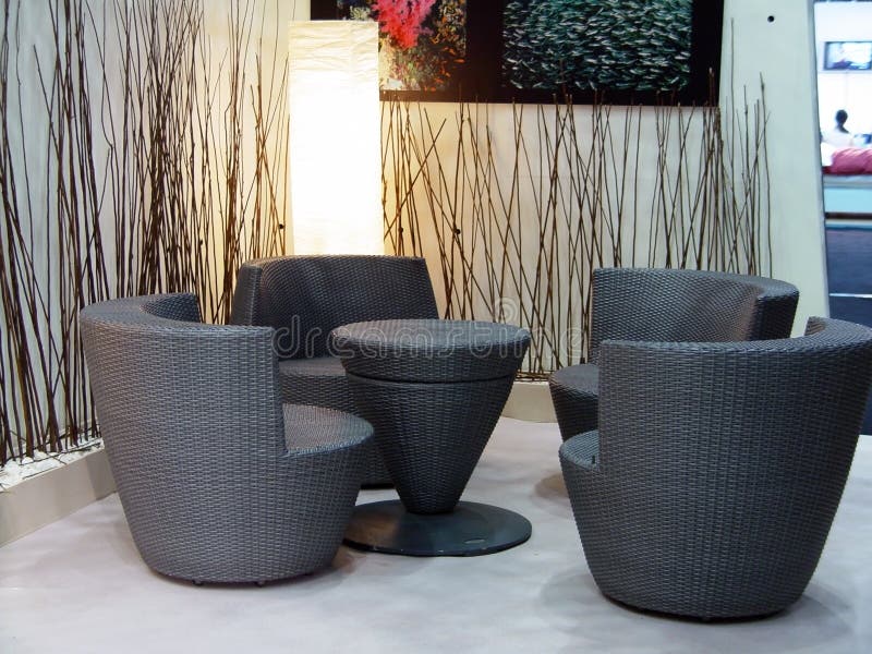 Luxury modern living room royalty free stock images