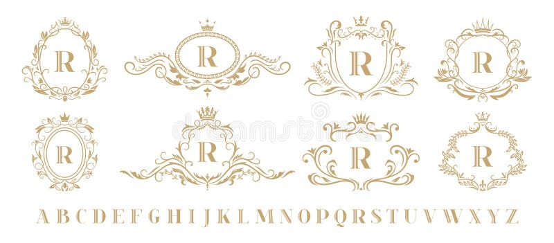 Wedding Monogram Stock Vector Illustration and Royalty Free Wedding Monogram  Clipart