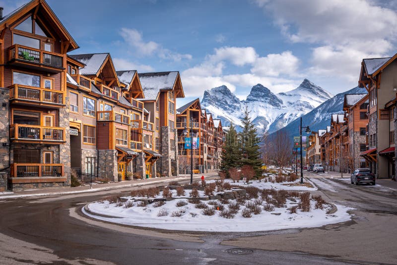 Luxury Mountain Homes, Canmore Editorial Stock Photo Image of