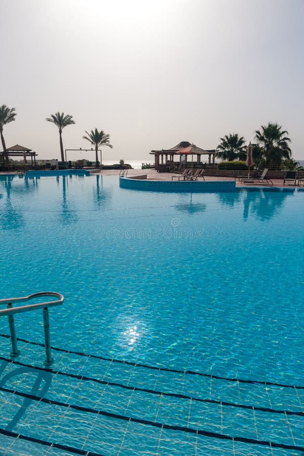 Luxury Nice Hotel Swimming Pool in the Egypt Stock Image Image of