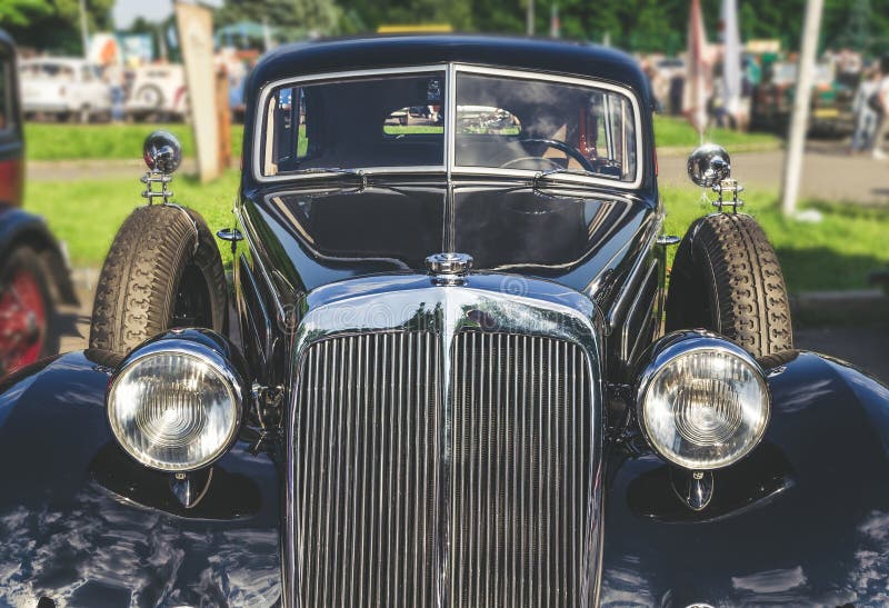 Luxury Old Vintage Retro Car Stock Photo Image of road, retro 224831244