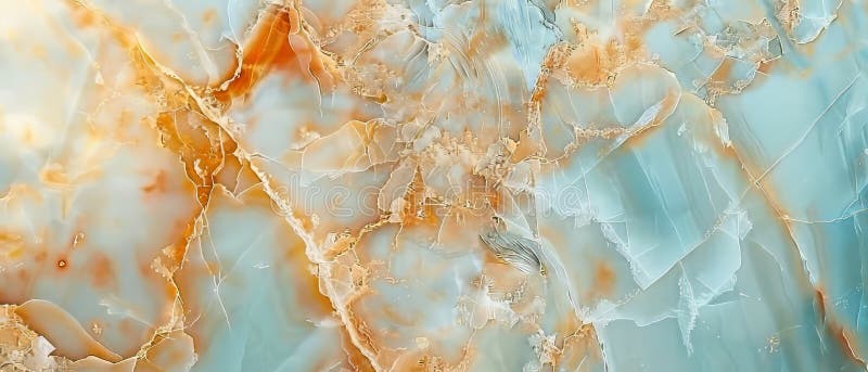 Luxury Onyx Marble Texture Background In Gold And Blue vector illustration
