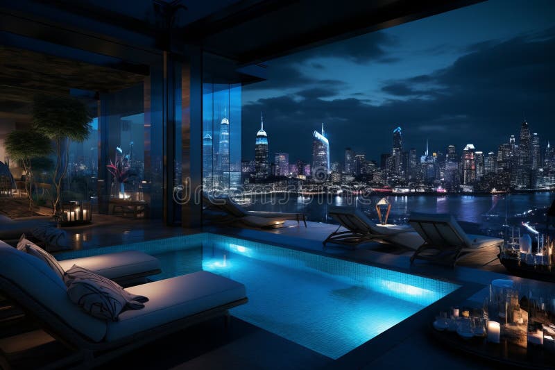 Ocean view penthouse, beach access. Beautiful private rooftop apartment ...