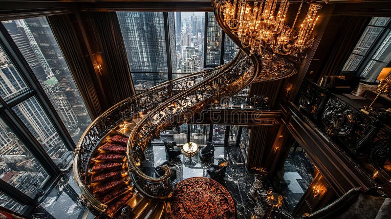 Luxury Penthouse Interior royalty-free images - Shutterstock - Interior-Textured-Characteristic-Penthouse-View