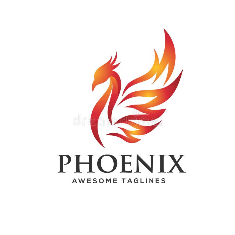 Luxury Phoenix Logo Concept Stock Vector - Illustration of branding, bald:  127171819