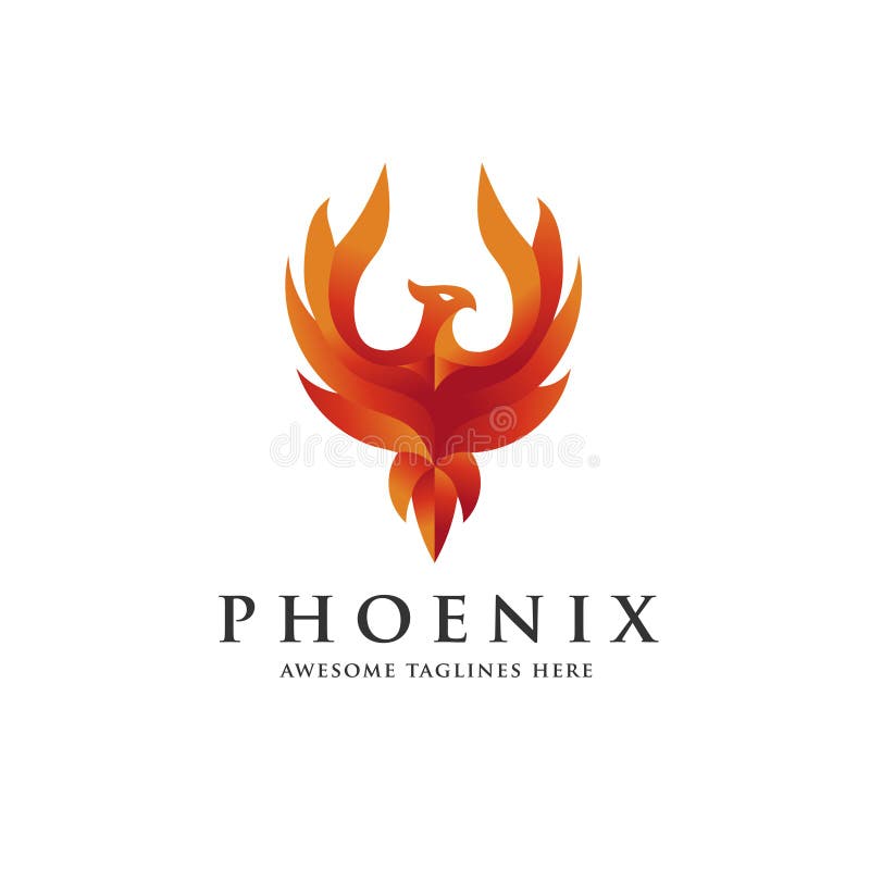 Luxury Phoenix Logo Concept Stock Vector - Illustration of ...