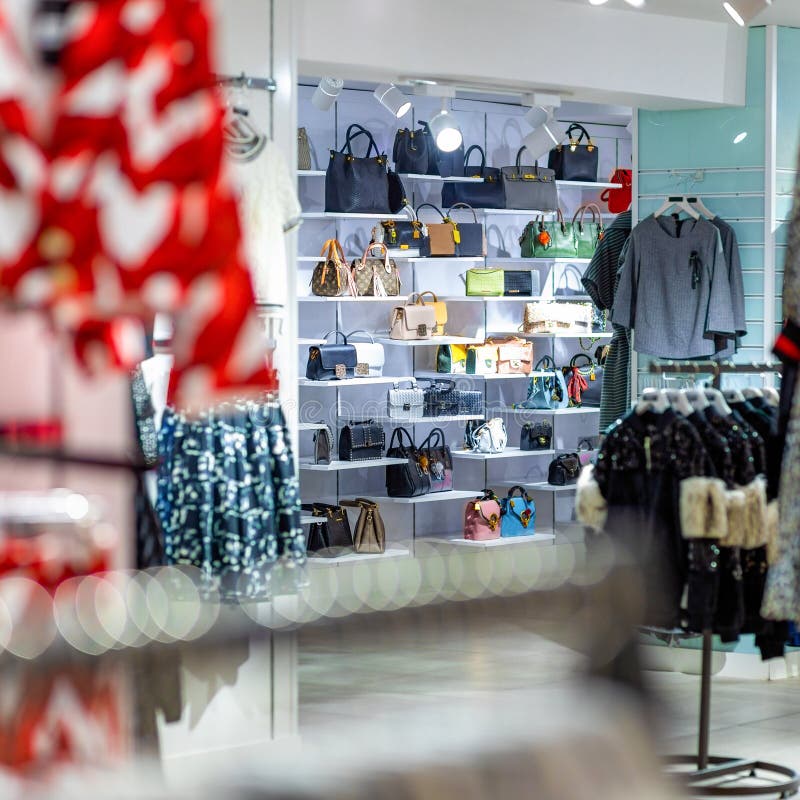 Luxury Purses in a Fashion Store Editorial Stock Photo Image of