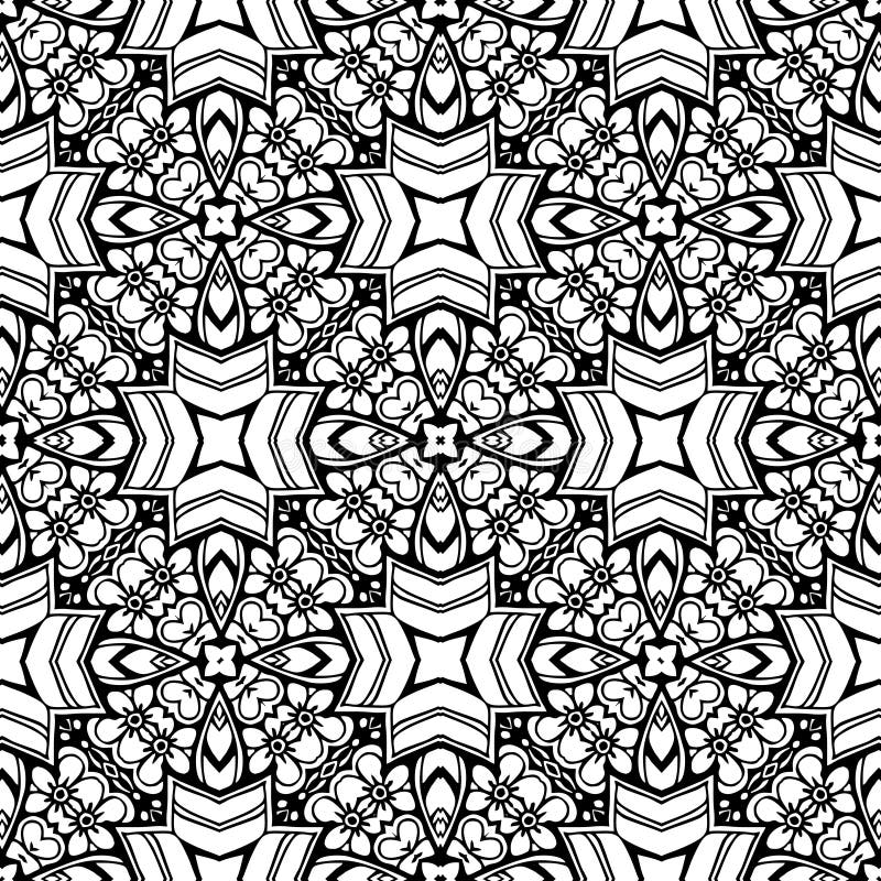 Abstract Vector Seamless Pattern. Modern Stylish Abstract Texture ...