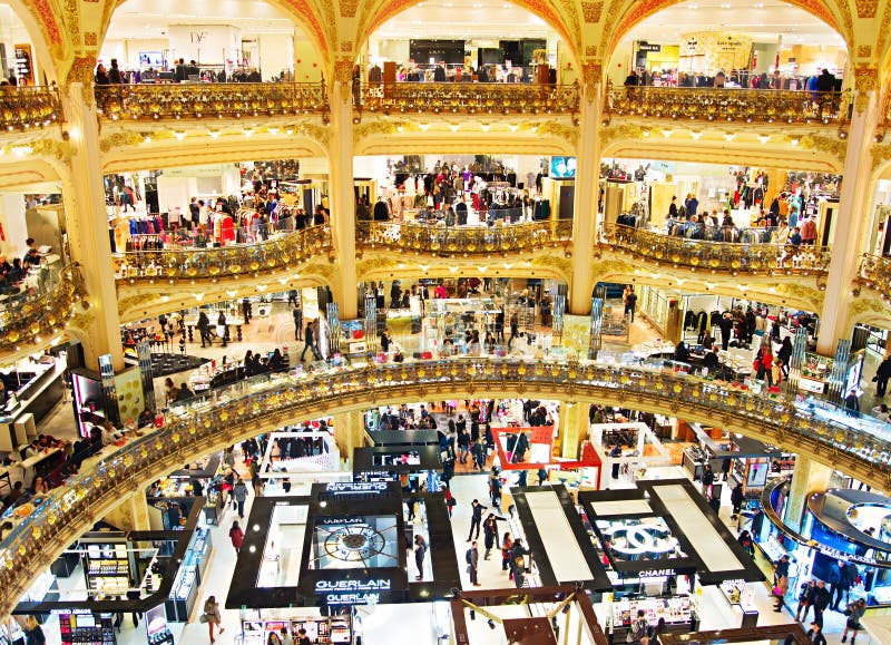 Luxury Shopping Mall, Paris Editorial Photo - Image: 50050151