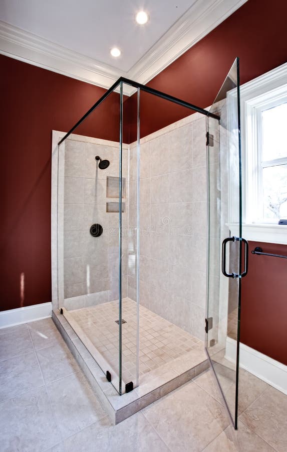 Handicapped shower stall stock image. Image of disabled 18566595