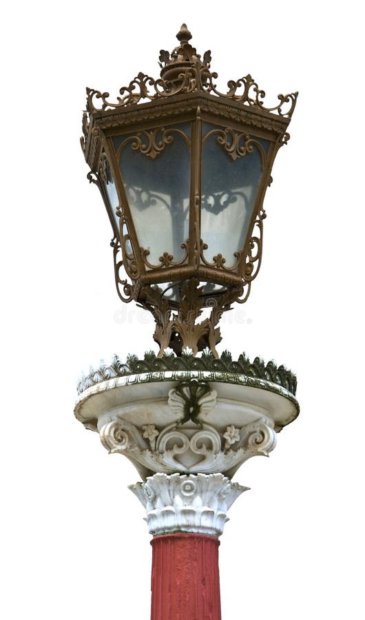 Luxury street light post