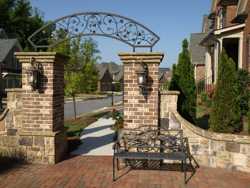 Luxury Subdivision Arch Gateway