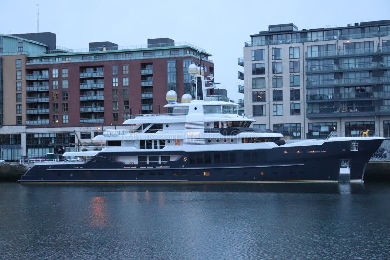 superyacht in dublin