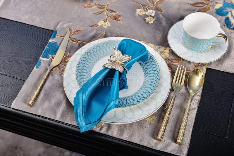 Luxury Tableware for Royal Palace Stock Photo Image of luxury