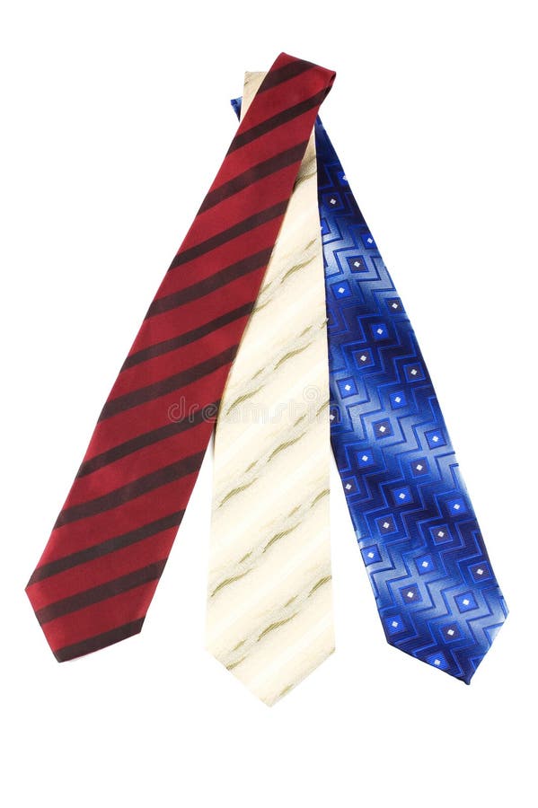 Luxury tie on white