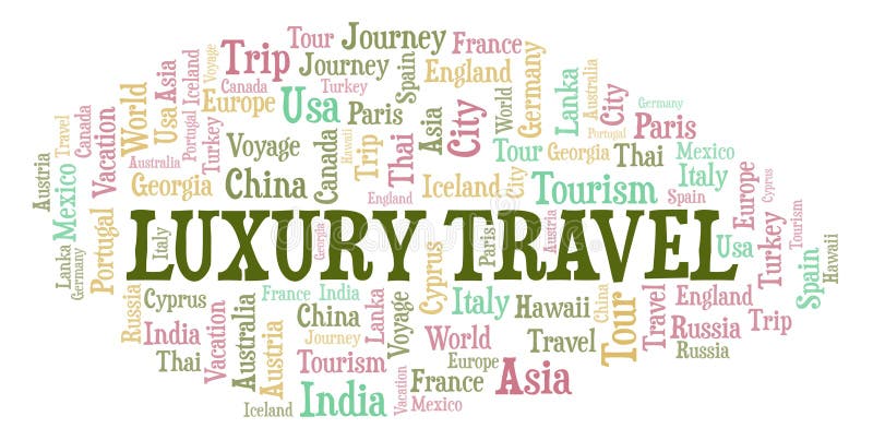 words related to luxury travel