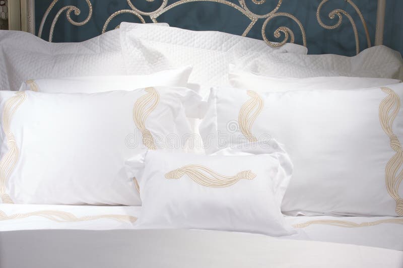 Luxury upscale bedding and linens