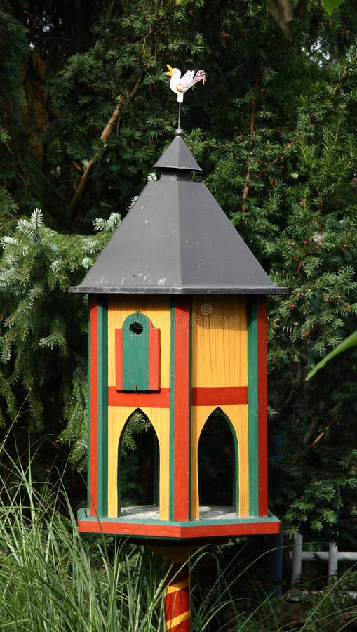 Luxury Villa for birds stock photo. Image of feed, entrance 11786494