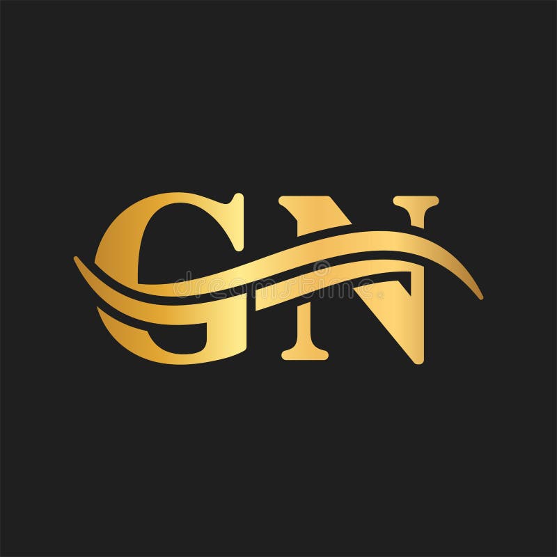 Monogram Logo Letter GN Minimal Logos Design Stock Vector - Illustration of  icon, initial: 240744625