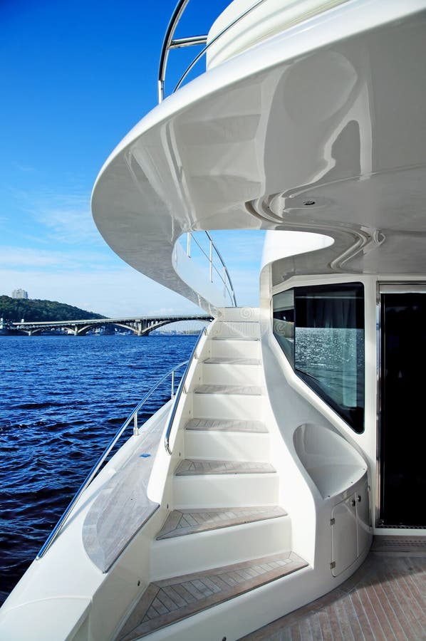 Luxury Yacht royalty free stock photo
