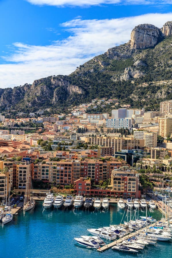 Luxury Yachts in the Bay of Monaco Stock Photo - Image of port, coast ...