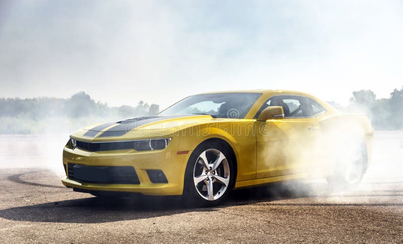 Luxury yellow sport car royalty free stock image Luxury yellow sport car royalty free stock image