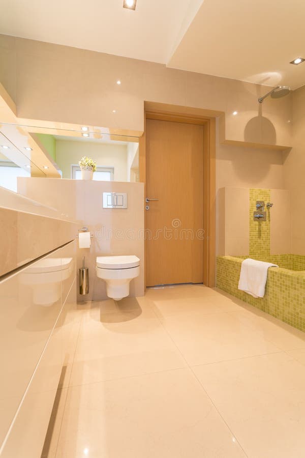 Luxusbadezimmer im Großen Wohnsitz lizenzfreie stockfotografie Luxusbadezimmer im Großen Wohnsitz lizenzfreie stockfotografie