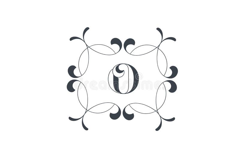 Luxusvektor-Buchstabe O Logo Design Vektor Abbildung - Illustration von