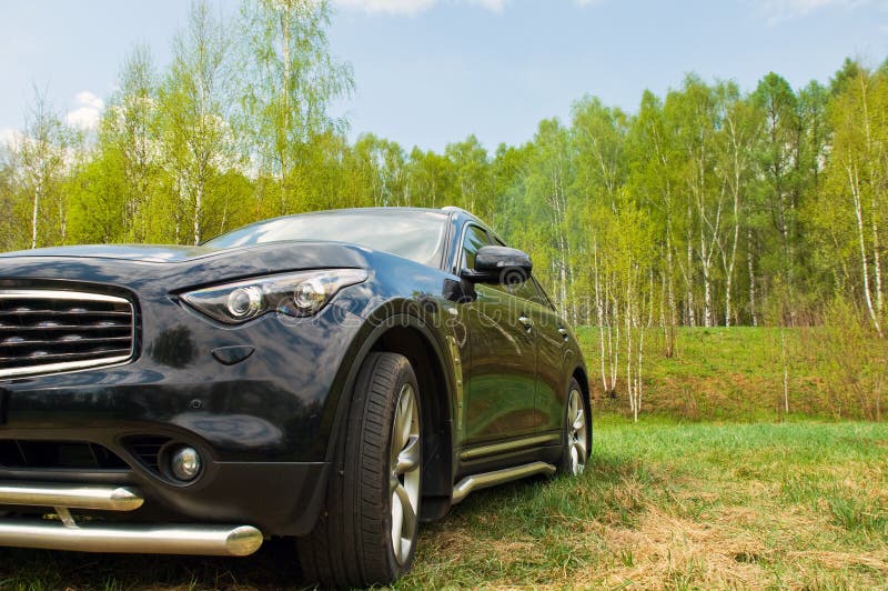Luxuxauto lizenzfreies stockbild Luxuxauto lizenzfreies stockbild