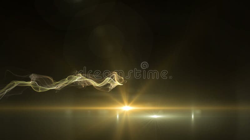 Fumo abstrato luz 4k ilustração do vetor