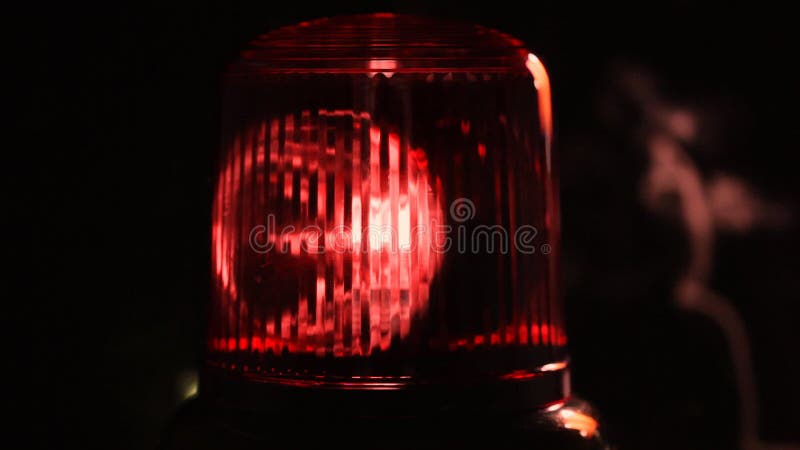 luz de emergencia roja Cierre para arriba