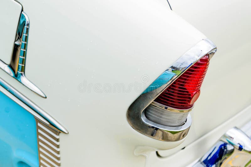luz trasera de Chevy BelAir de los años 50 foto de archivo luz trasera de Chevy BelAir de los años 50 foto de archivo