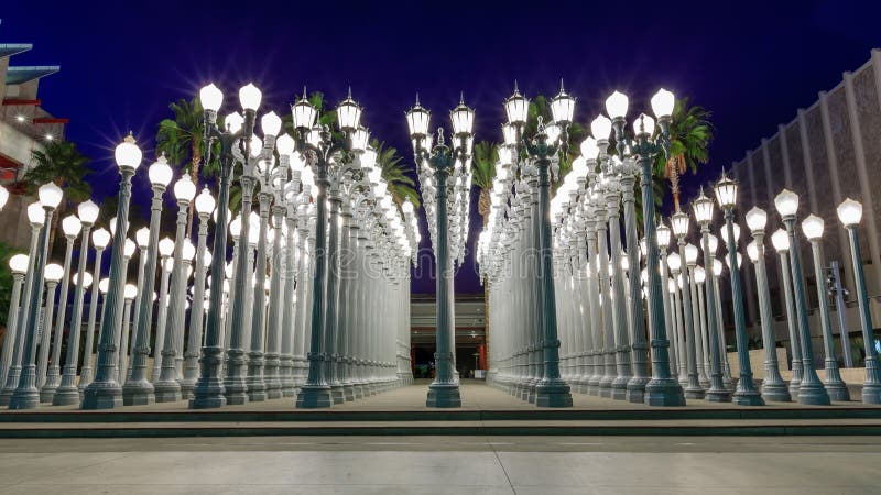 Luz urbana, Los Angeles imagem de stock Luz urbana, Los Angeles imagem de stock