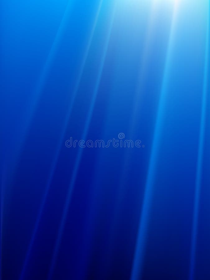 Luzes vetoriais subaquáticas ilustração royalty free