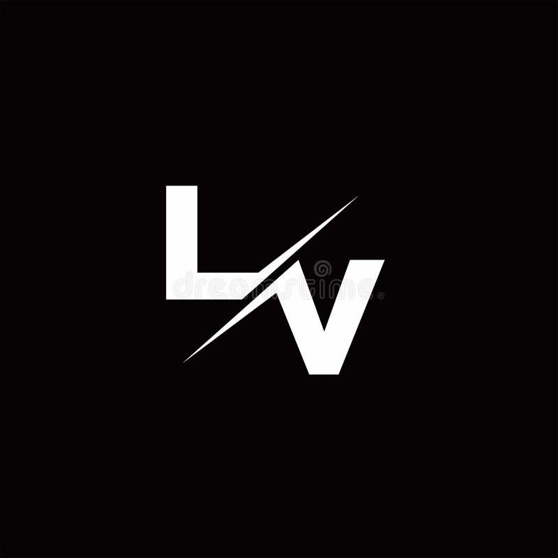 black lv logo