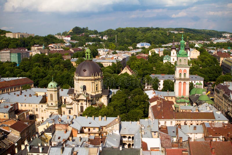 Lviv Ukraine stock photography