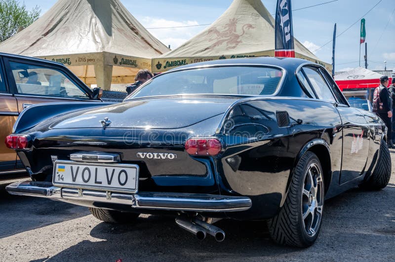 LVIV, UKRAINE - APRIL, 2016: Old fashion vintage retro car Volvo