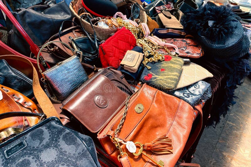 Lviv, Ukraine - May 16, 2021 : Vintage Luxury Leather Bags and Other ...