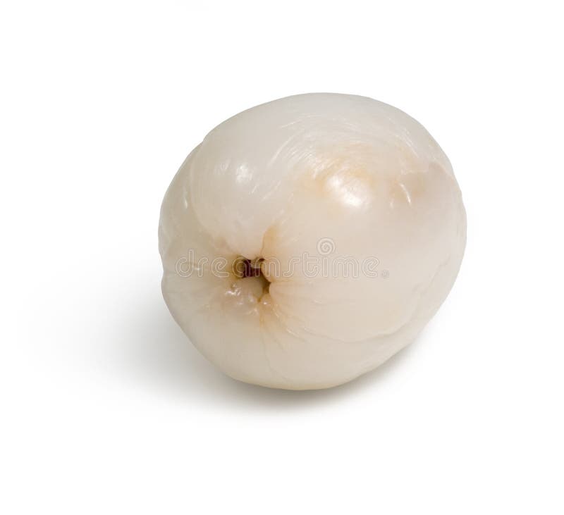 Lychee fruit in white back royalty free stock photography