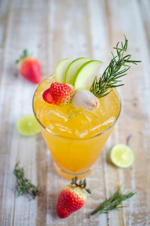 Lychee iced tea stock image. Image of apple, mint, food 123292219