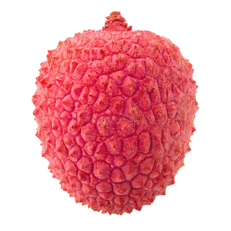 Lychee, путь клиппирования, изолированный на белизне стоковое изображение