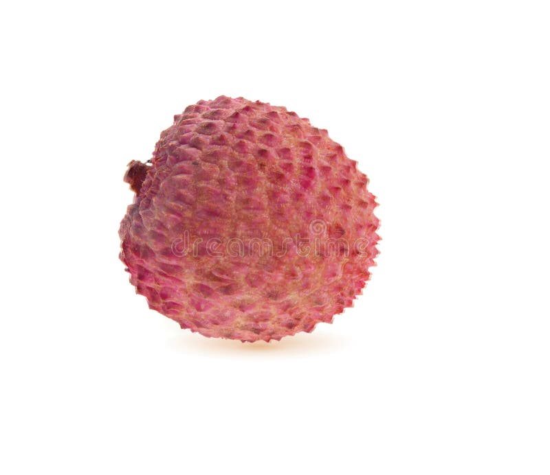 Lychees изолированные на белом фоне стоковые изображения rf