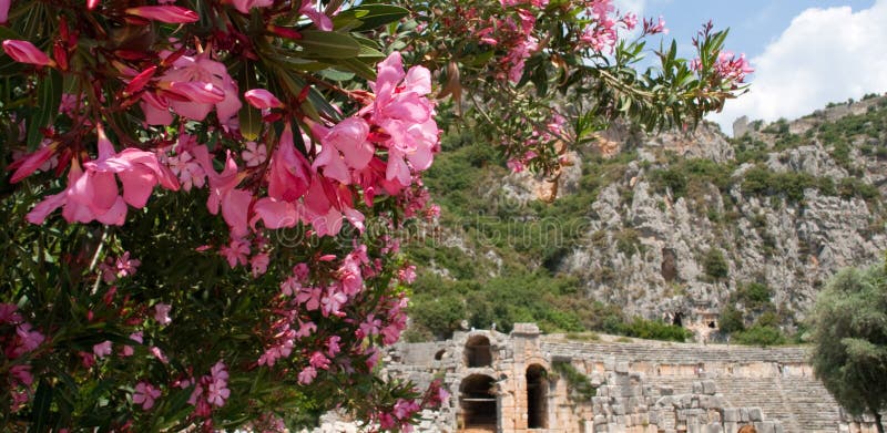 Lycian tombs in Demre, Turkey. Lycian tombs in Demre, Turkey