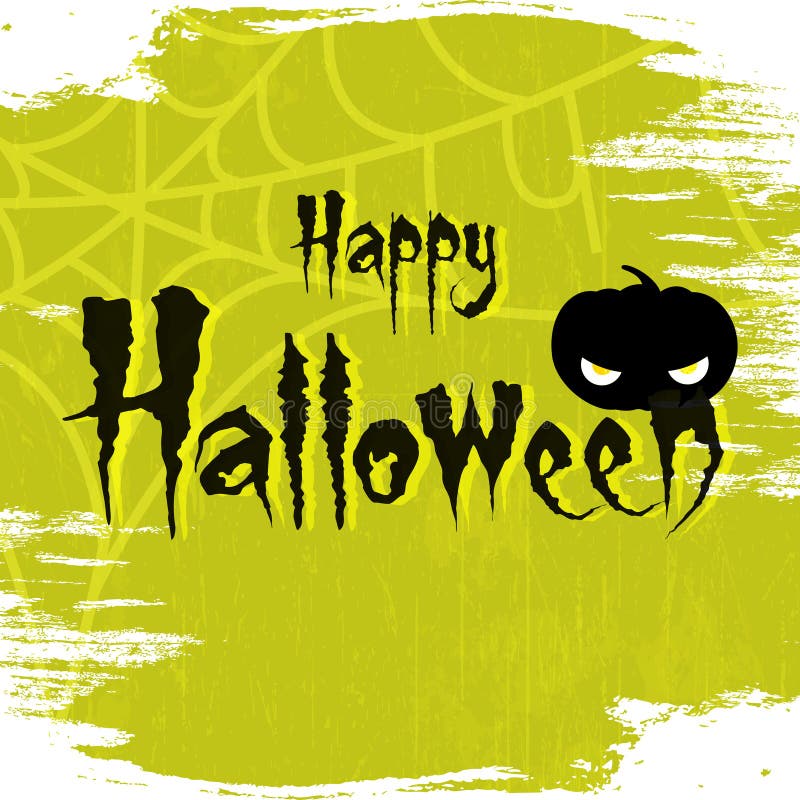 Lycklig allhelgonaaftonvektorillustration 2018 med läskig bakgrund och text av lyckliga halloween vektor illustrationer Lycklig allhelgonaaftonvektorillustration 2018 med läskig bakgrund och text av lyckliga halloween vektor illustrationer