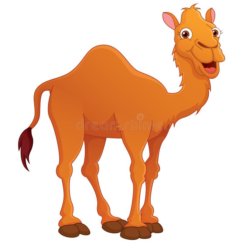 Happy Cute Camel Vector Illustration Eps10. Happy Cute Camel Vector Illustration Eps10